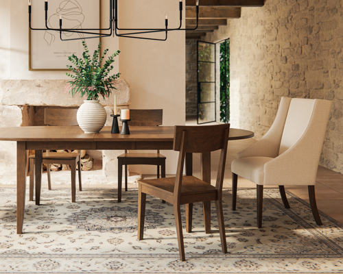Amish Builder Woodside Woodworking Dining Room Setting